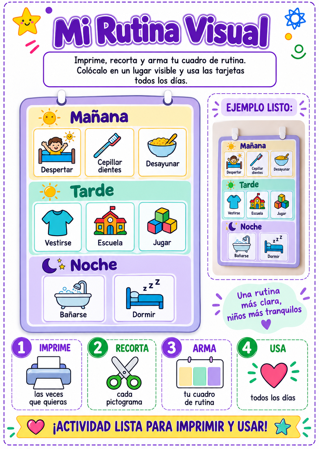 Cuadro de Rutina Visual